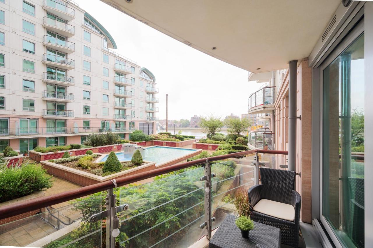 Riverside Balcony Apartments, 10 Minutes From Oxford Circus London Exterior foto